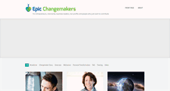 Desktop Screenshot of epicchangemakers.com